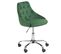 Chaise De Bureau Velours Vert Émeraude Parrish