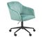 Chaise De Bureau Velours Vert Menthe Venice