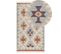 Tapis Kilim En Coton 80 X 150 Cm Multicolore Dilijan