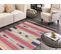 Tapis Kilim En Coton 140 X 200 Cm Multicolore Gandzak