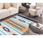 Tapis Kilim En Coton 140 X 200 Cm Multicolore Noratus