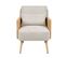 Fauteuil Beige Clair Orum