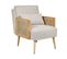 Fauteuil Beige Clair Orum