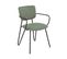 Chaise De Salle à Manger Set De 2 Tissu Vert Foncé Elko