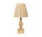 Lampe à Poser En Bois Clair 41 Cm Morona