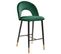 Tabouret De Bar Set De 2 Velours Vert Émeraude Falton