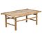 Table De Jardin 80 X 45 Cm Bois Solide Bois Clair Todi