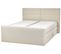 Lit Boxspring En Tissu 180 X 200 Cm Beige Aristocrat