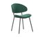 Chaise De Salle à Manger Set De 2 Tissu Vert Foncé Kiana