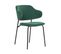 Chaise De Salle à Manger Set De 2 Tissu Vert Foncé Kenai