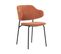 Chaise De Salle à Manger Set De 2 Tissu Orange Kenai