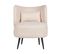 Bouclé Fauteuil Beige Otsby