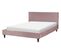 Lit Double En Velours Rose 140 X 200 Cm Fitou