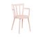 Chaise De Salle à Manger Set De 4 Rose Pastel Morill