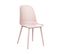 Chaise De Salle à Manger Set De 4 Rose Pastel Emory