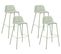 Tabouret De Bar Vert Clair Mora