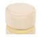 Lot De 2 Poufs Coffre En Velours Beige Medford