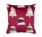 Lot De 2 Coussins Velours Rouge Goldspruce 45 X 45 Cm