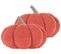 Lot De 2 Coussins Bouclé Orange Munchkin 28 X 28 Cm