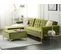 Ottoman En Velours Vert Aberdeen