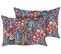 Lot De 2 Coussins Multicolore Castelaro 40 X 60 Cm