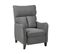 Fauteuil Inclinable En Tissu Gris Royston