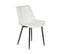 Chaise De Salle à Manger Set De 2 Velours Blanc Cassé Melrose Ii