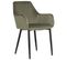 Chaise De Salle à Manger Set De 2 Velours Vert Olive Wellston