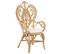 Chaise Paon En Rotin Clair Carrara