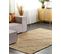 Tapis En Jute Beige 160 X 230 Cm Yuvacik