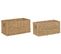 Lot De 2 Paniers En Herbes Marines Ton Naturel Dongha