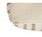 Pouf Beige Et Blanc 60 X 60 Cm Almatti