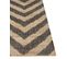 Tapis En Jute Beige Et Noir 160 X 230 Cm Dedepinari