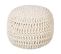 Pouf En Coton Beige D 40 Cm Arpatu