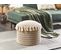 Pouf En Osier Beige D 50 Cm Pirak