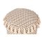 Pouf En Osier Beige D 50 Cm Pirak