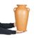 Terre Cuite Vase Décoratif 42 Cm Orange Dabong