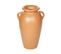 Terre Cuite Vase Décoratif 42 Cm Orange Dabong