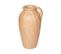 Terre Cuite Vase Décoratif 46 Cm Beige Taiping