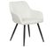 Chaise De Salle à Manger Set De 2 Velours Blanc Cassé Casmalia