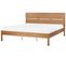 Lit Double En Bois Clair 180 X 200 Cm Boisset