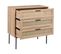 Commode 3 Tiroirs En Bois Clair Pasco