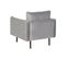 Velours Fauteuil Gris Vinterbro