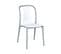 Chaise De Jardin Set De 8 Matière Synthétique Blanc Spezia