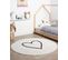 Tapis De Sol 140 Cm Beige Heart