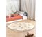 Tapis De Sol 140 Cm Beige Wahar