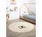 Tapis De Sol 140 Cm Beige Badhani