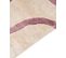 Tapis En Viscose 160 X 230 Cm Beige Et Rose Kappar