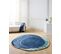 Tapis En Viscose 200 X 200 Cm Bleu Marine Kanrach