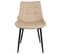 Lot De 2 Chaises En Pu Beige Melrose Ii